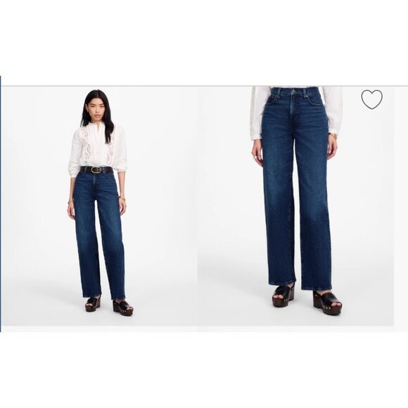 Madewell Denim - Madewell $138 The Petite Perfect Vintage Wide-Leg Jean Size P25 NT165